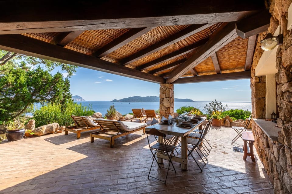Patio, Day, Natural landscape, View (from property/room), Balcony/Terrace, Sea view