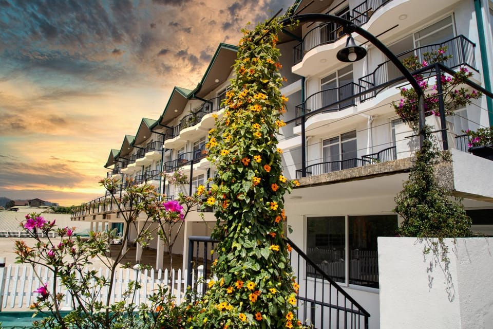 Property building, Day, Garden, Garden, View (from property/room), Balcony/Terrace, Garden view