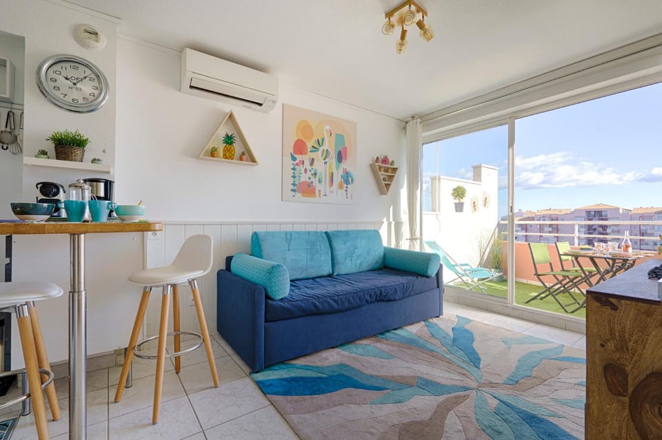 T2 Mer à 80m Soleil Climatisé Frontignan Plage le parfum du sud Apartment in Occitanie
