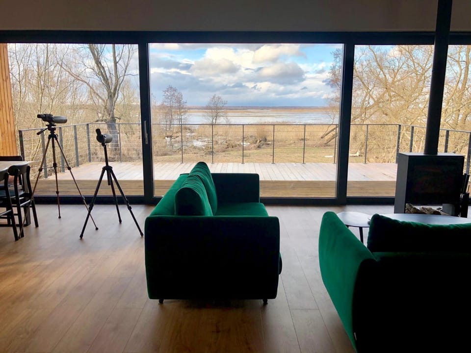 Living room, Seating area, River view