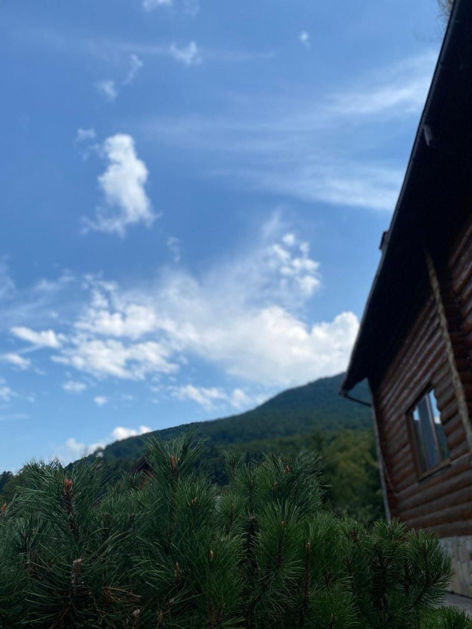 Property building, Natural landscape, Mountain view