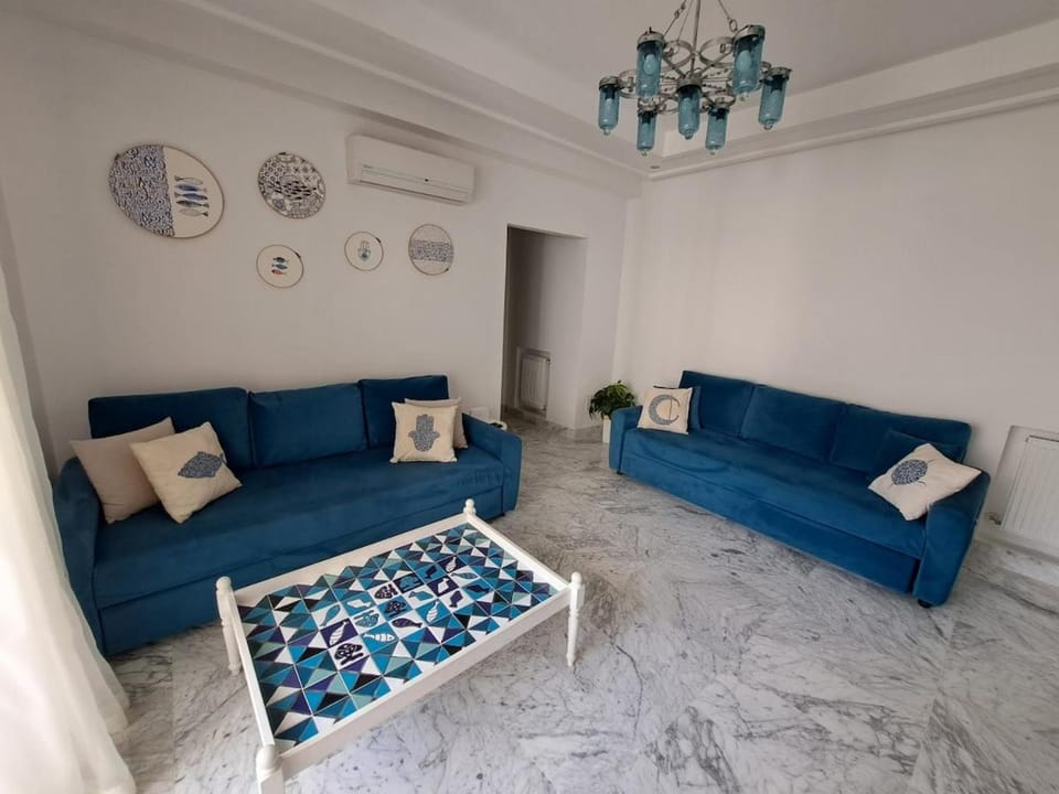Un appartement de charme à Hammamet Apartment in Mrezga