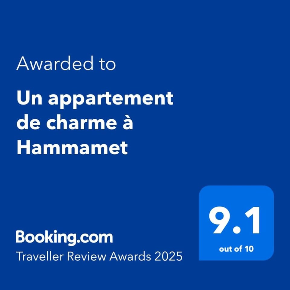 Un appartement de charme à Hammamet Apartment in Mrezga