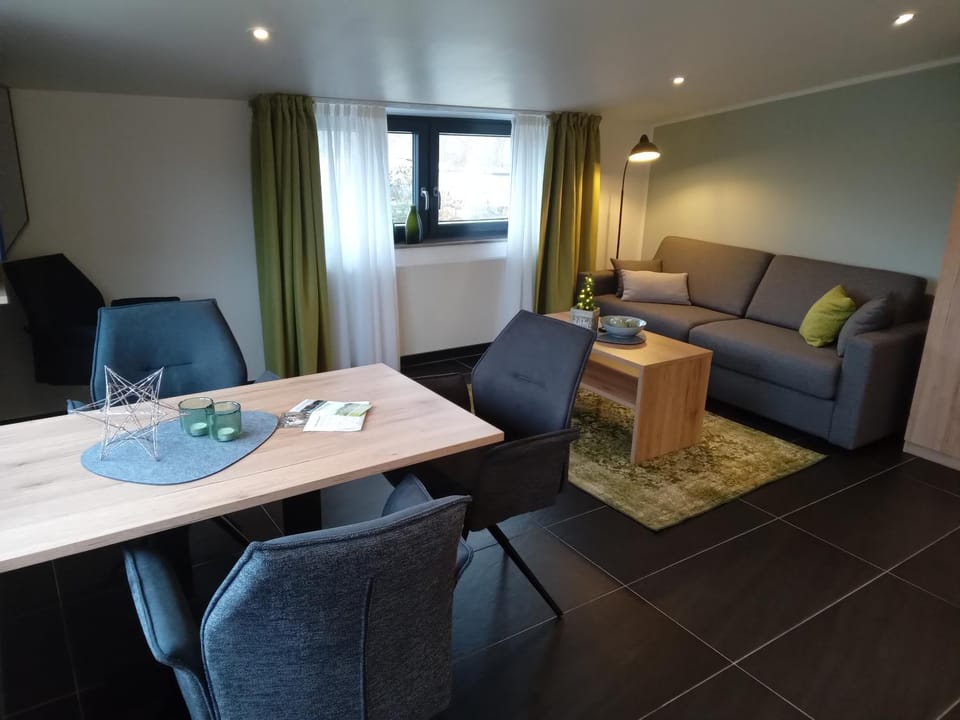 Living room, Seating area, Dining area
