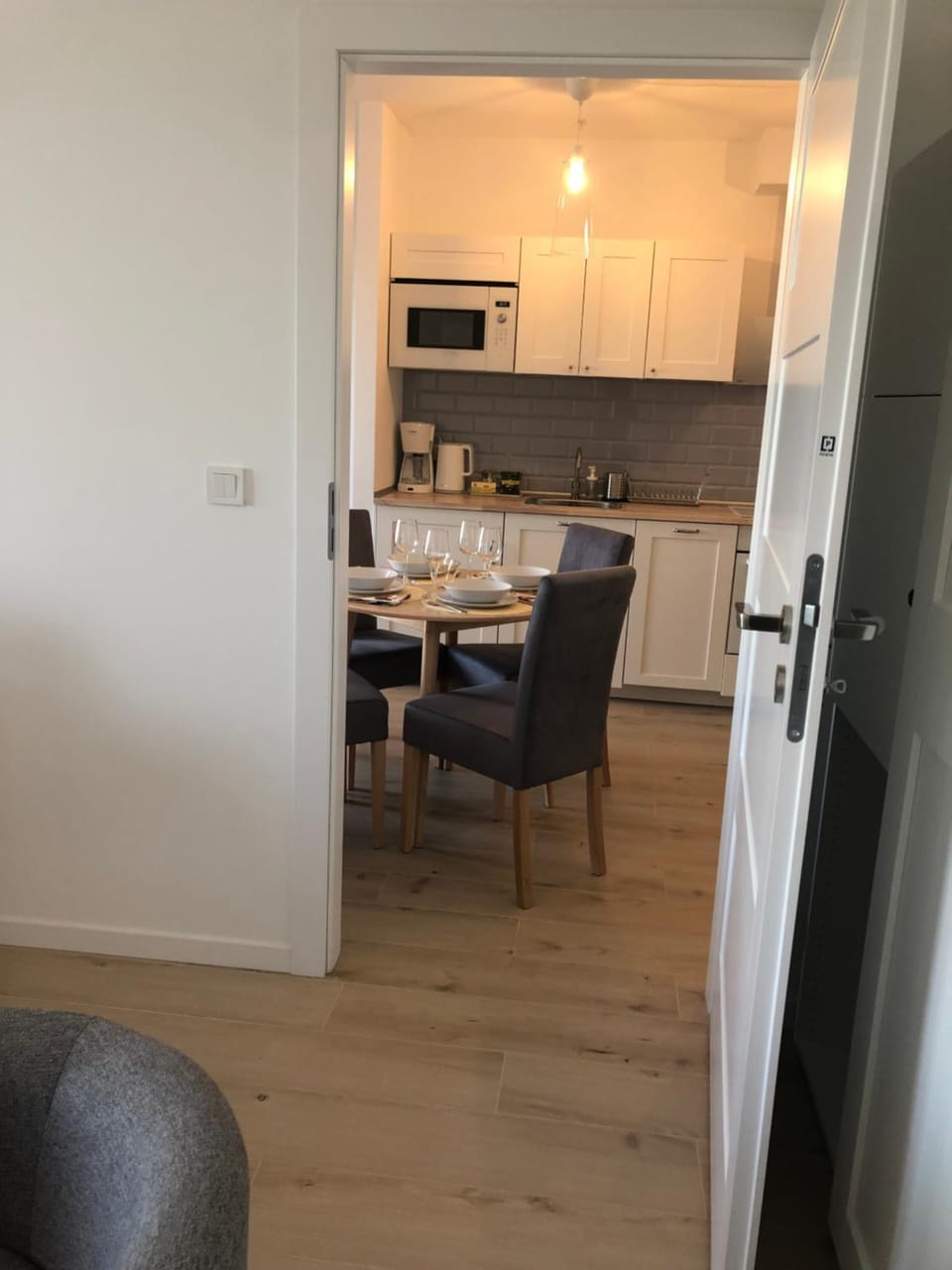 Kitchen or kitchenette, Dining area, Bedroom
