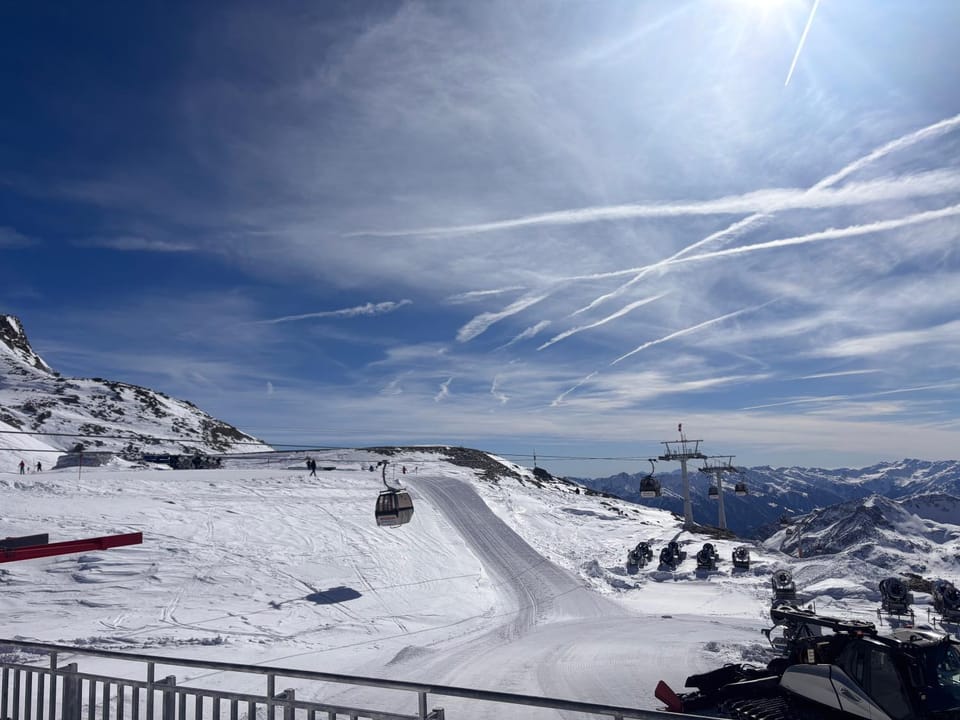 Day, Winter, Skiing, Skiing