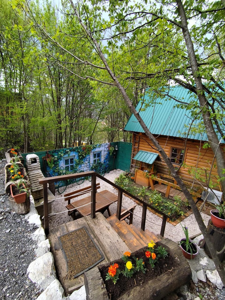 Spring, Garden view