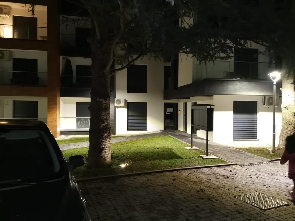 Facade/entrance, Parking