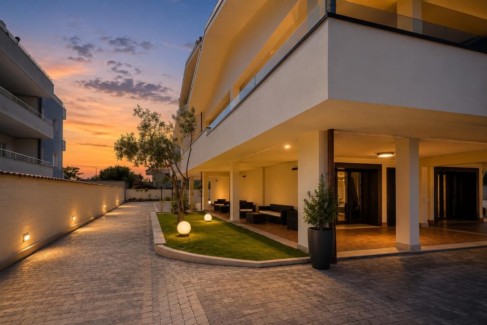 Property building, Patio