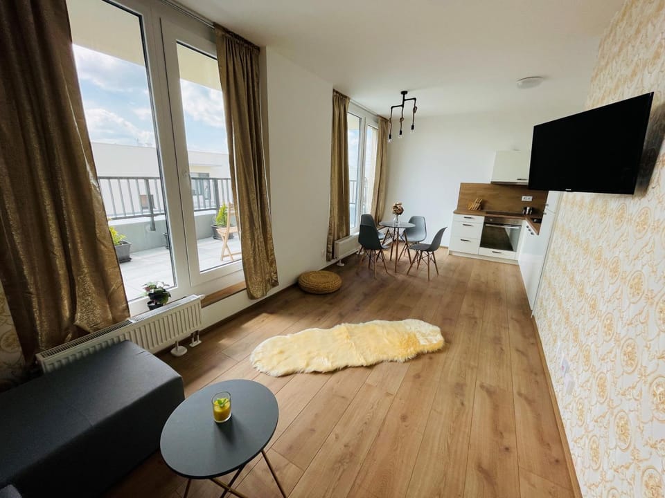 Living room, Seating area, Dining area