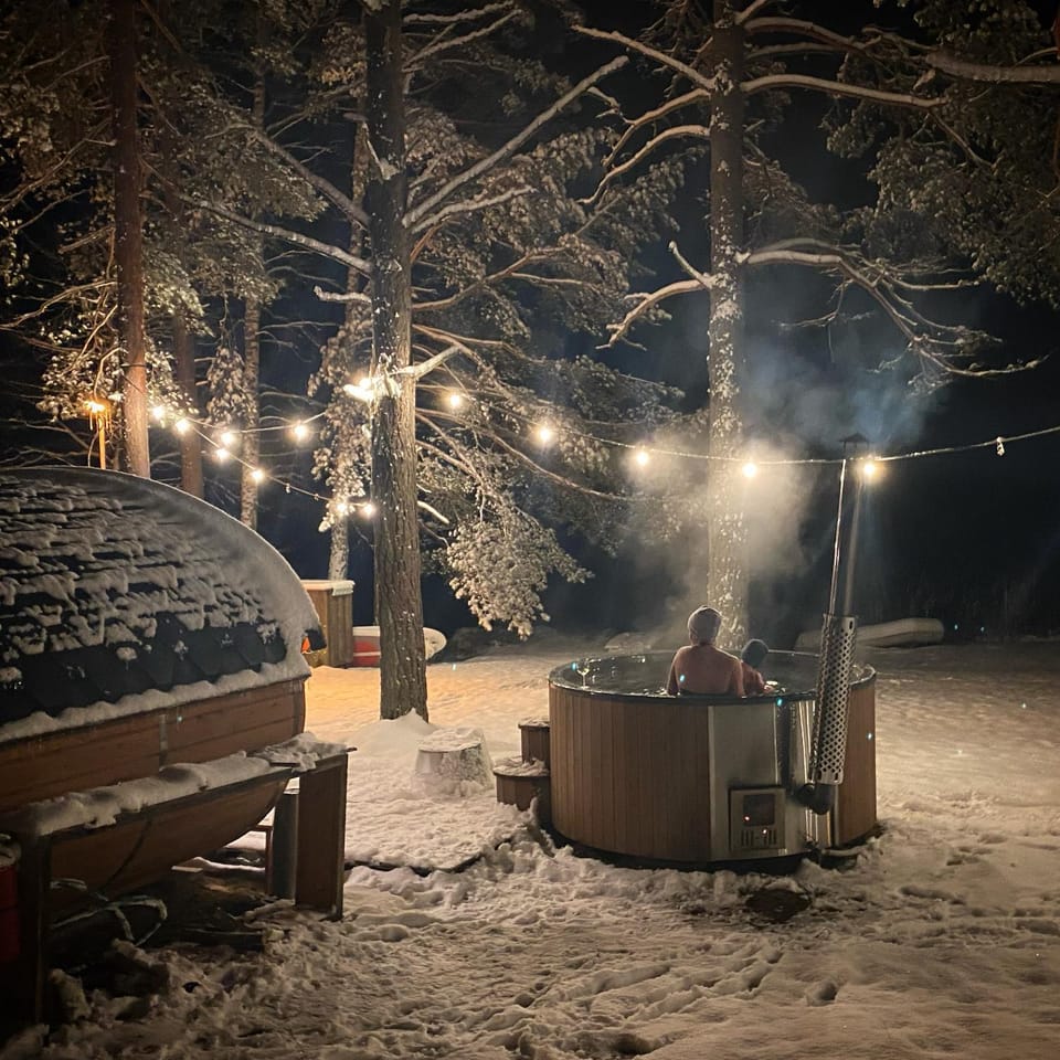 Winter, Hot Tub, Sauna