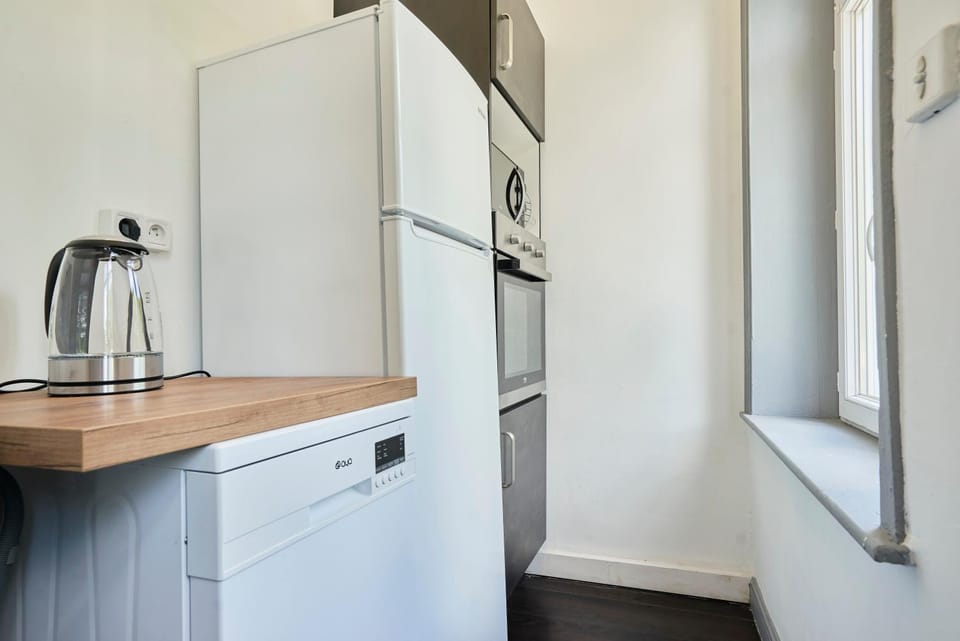 Coffee/tea facilities, Kitchen or kitchenette, Beach, Communal kitchen, dishwasher, washing machine