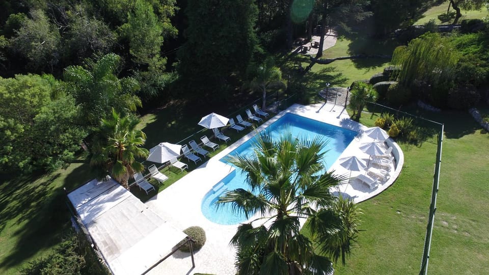 Natural landscape, Garden, Garden view, Pool view, Swimming pool