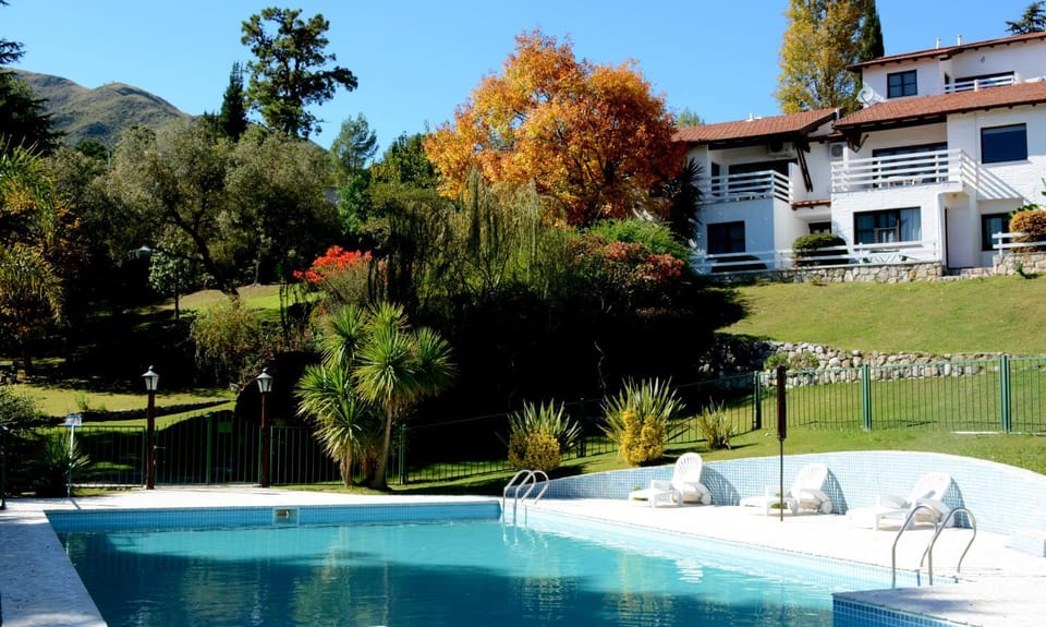Property building, Natural landscape, Garden, Mountain view