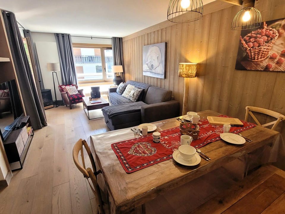 Bel appartement lumineux au cœur du centre, parking inclus - FR-1-598-70 Apartment in Les Gets