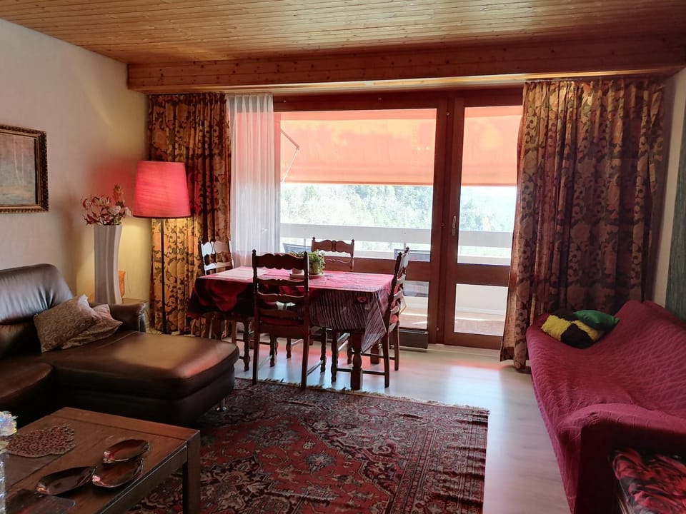 Geschäfts oder Ferienwohnung 53m2 gross in zwischen Olten und Aarau möbliert Internet Küche mit schöner Aussicht Parkplatz gratis Mit Hund moeglich Apartment in Aargau, Switzerland