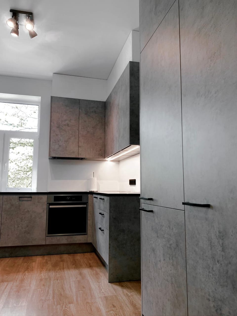 Kitchen or kitchenette, Living room