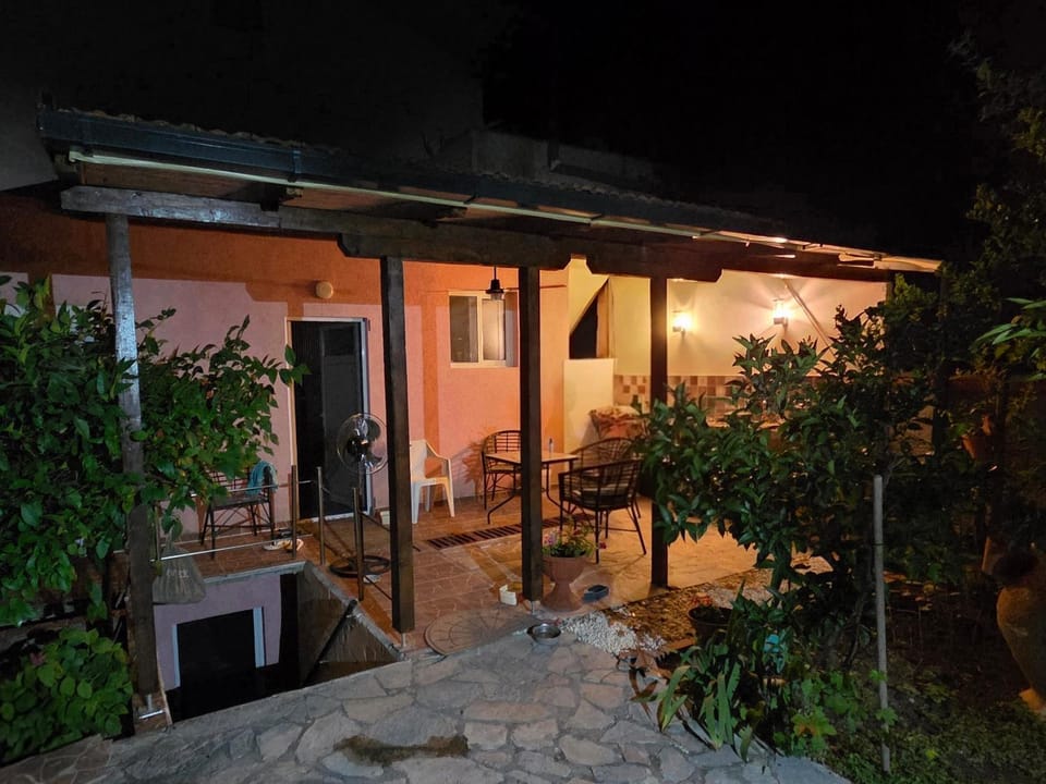 Patio, Night, Garden