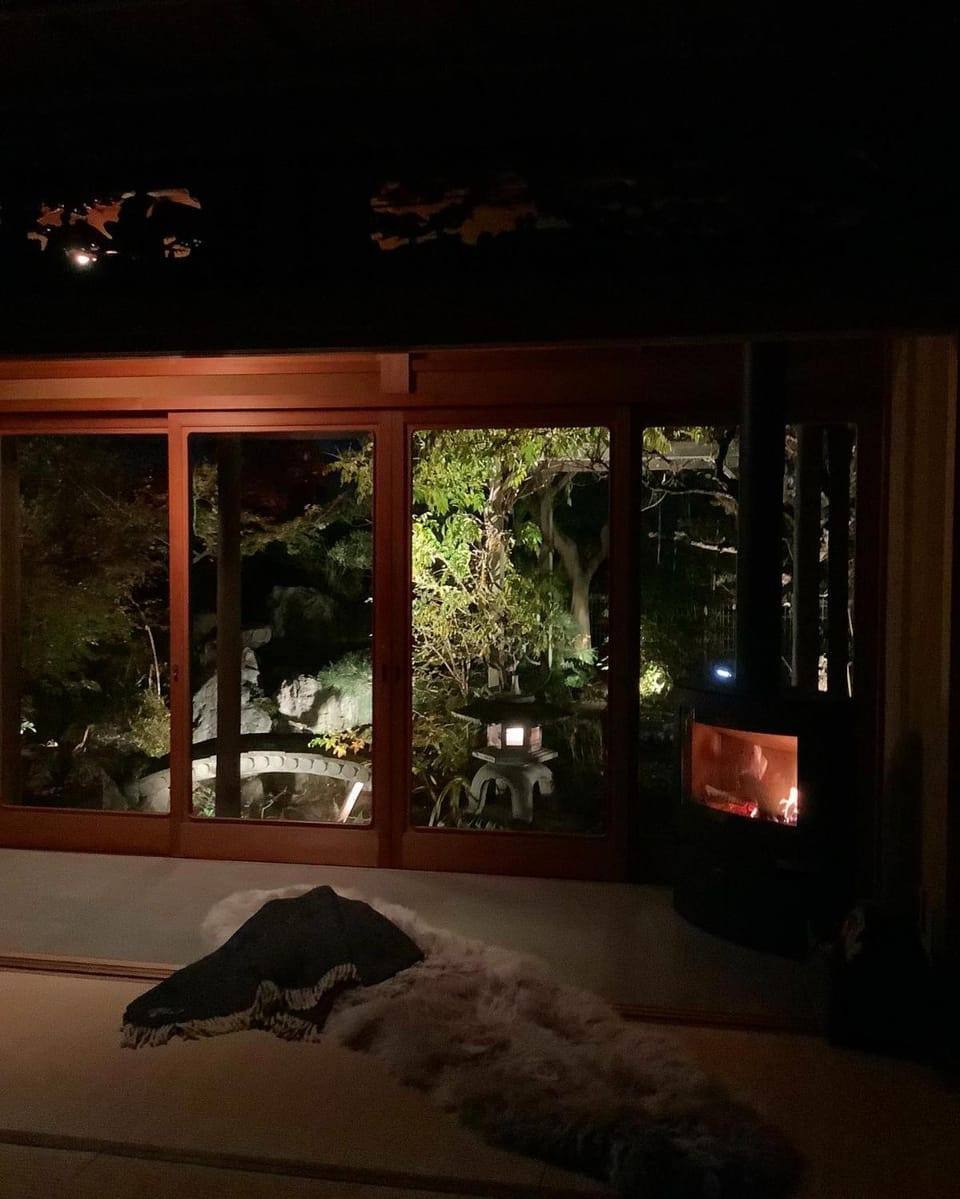 Night, Garden view