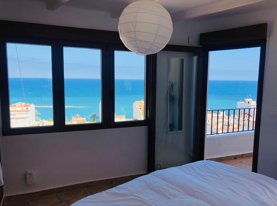 Bedroom, Sea view