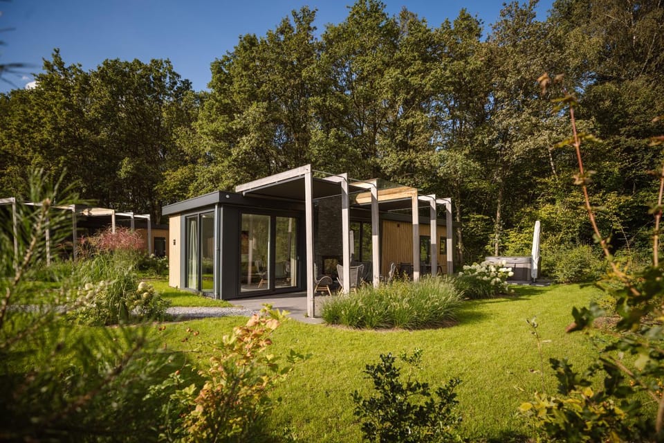 Property building, Garden view