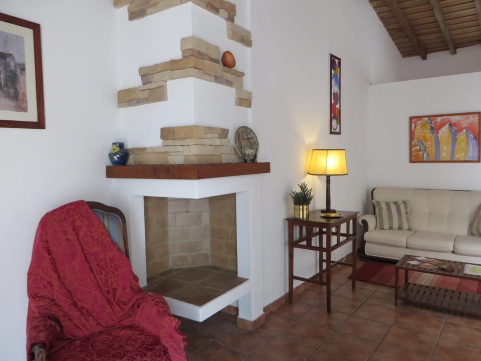 Living room, fireplace