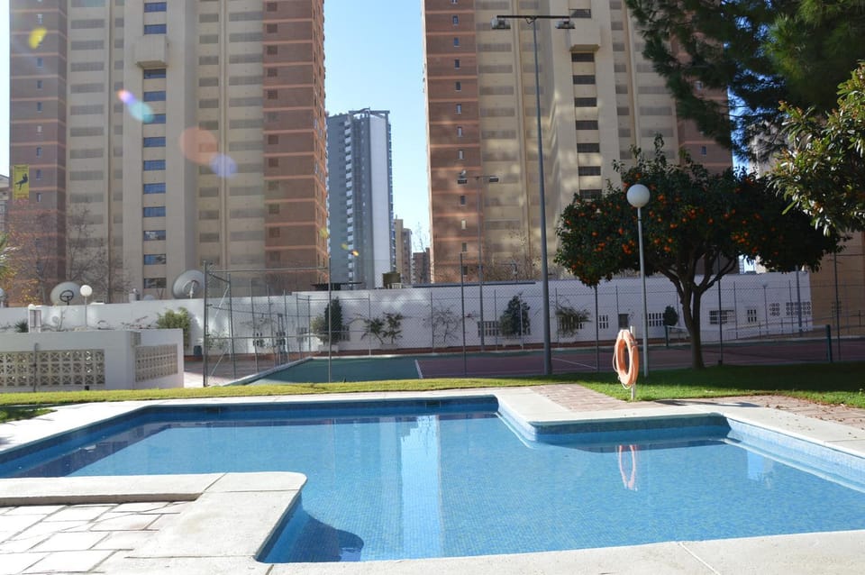 Tennis court, Swimming pool