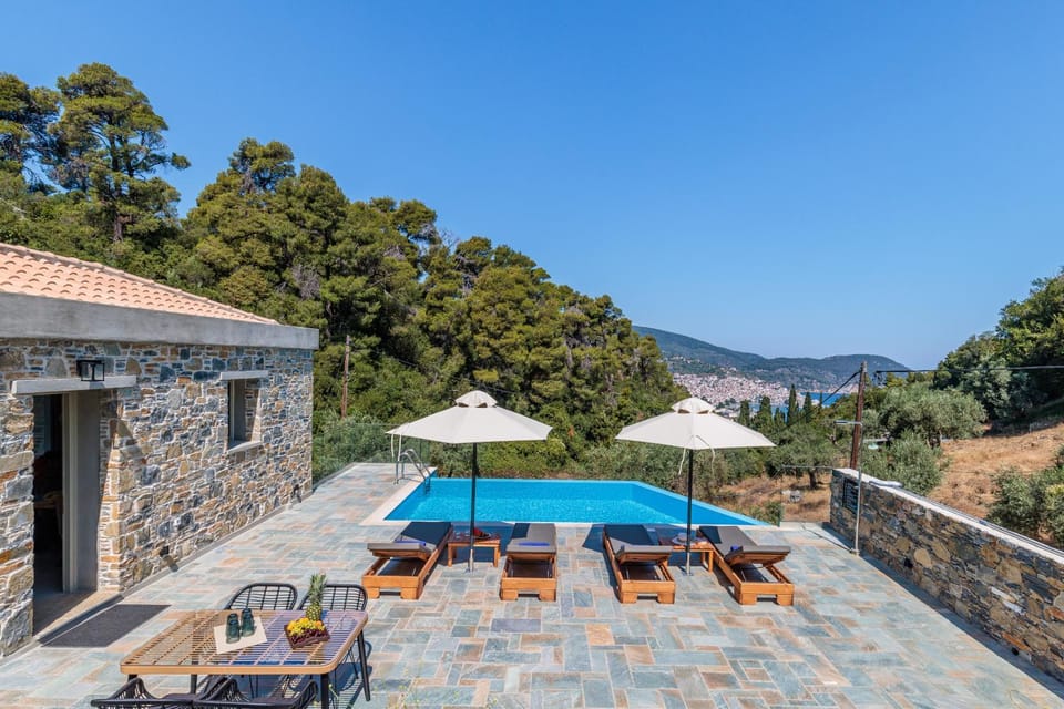 Pool view, sunbed
