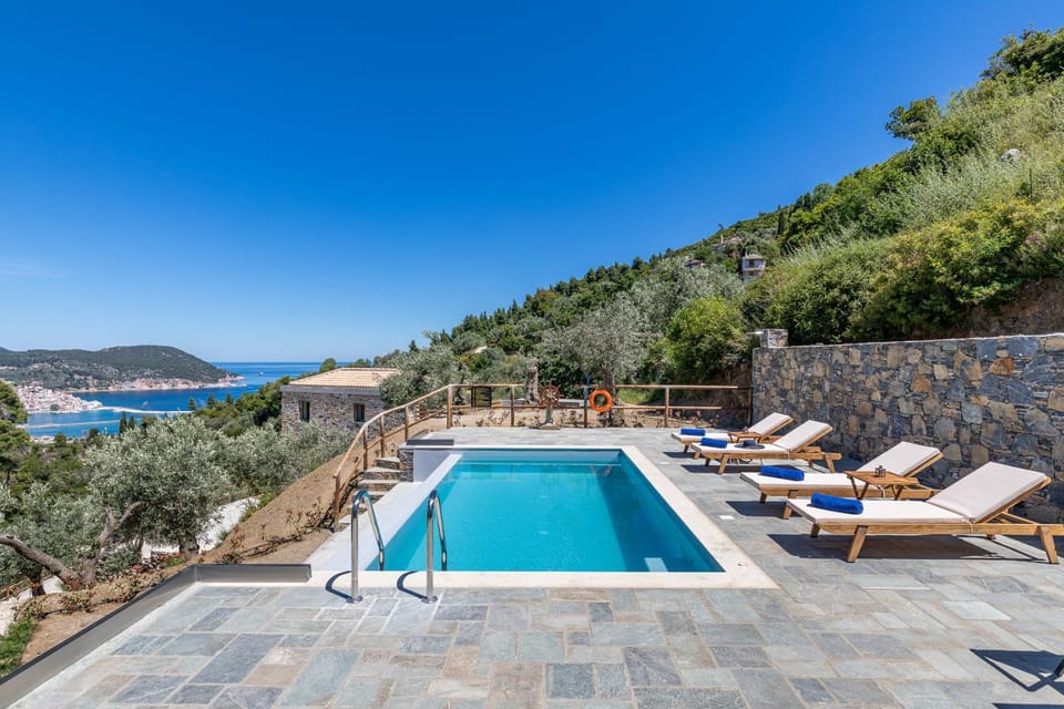 Day, Pool view, Sea view, Swimming pool, sunbed