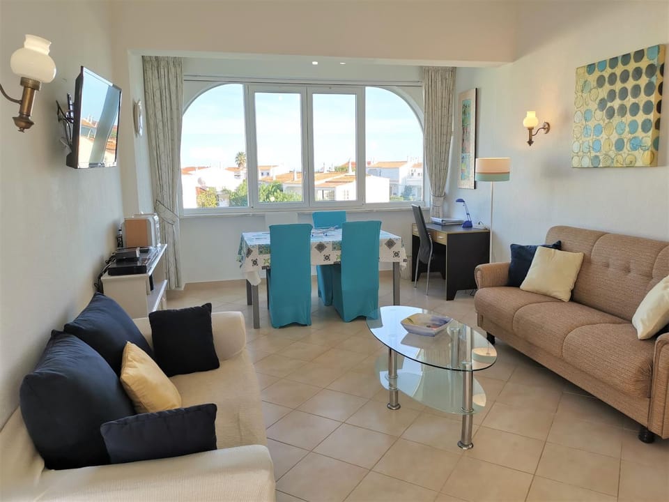 Living room, Seating area, Sea view