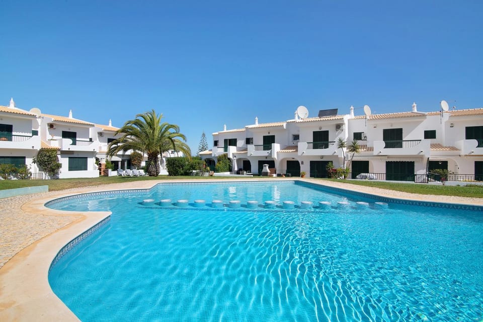 Property building, Living room, Swimming pool