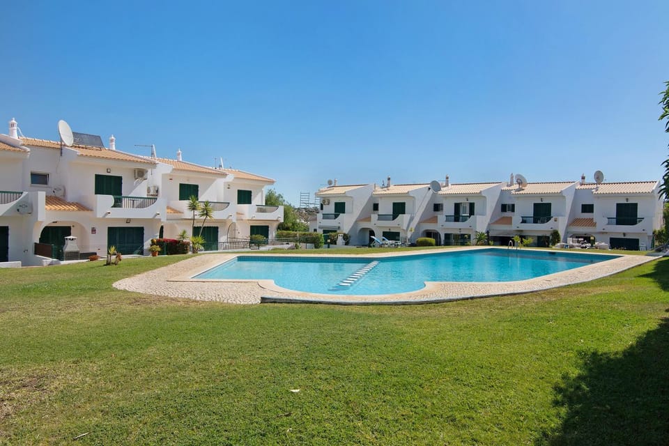 Property building, Living room, Swimming pool