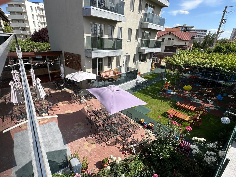 Children play ground, Garden, Inner courtyard view