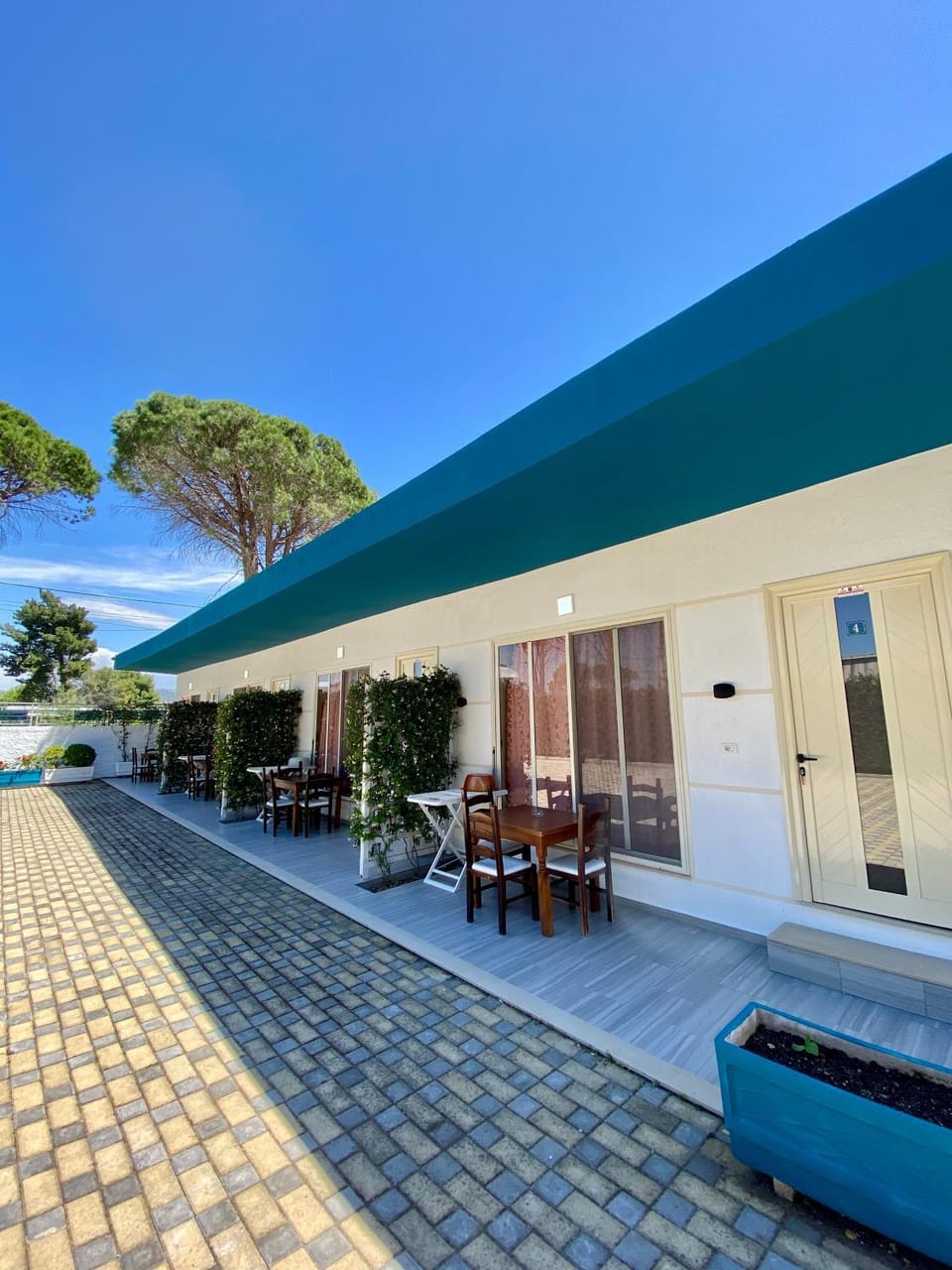 Property building, Patio