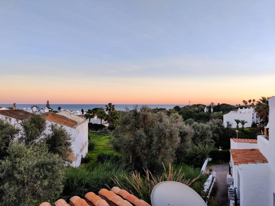 Natural landscape, Sea view, Sunset