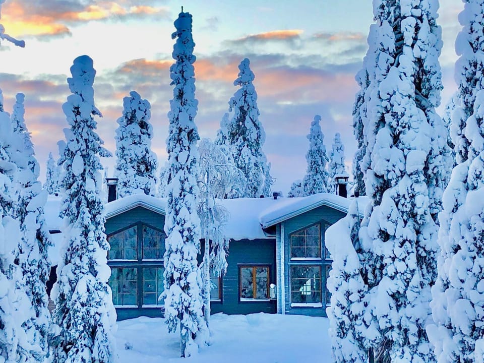 Property building, Natural landscape, Winter