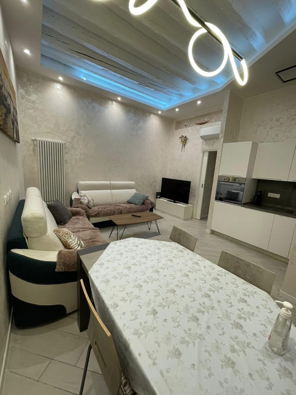 Living room, Dining area, air conditioner