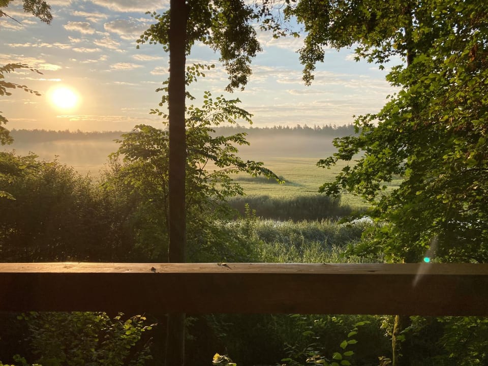 Natural landscape, Activities, Summer, Balcony/Terrace, River view, Sunrise