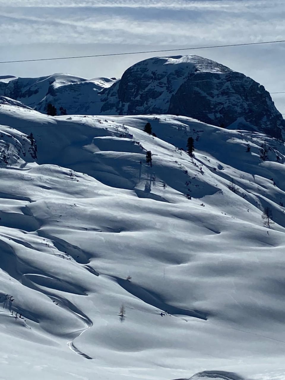 Natural landscape, Winter, Skiing, Hiking, Mountain view