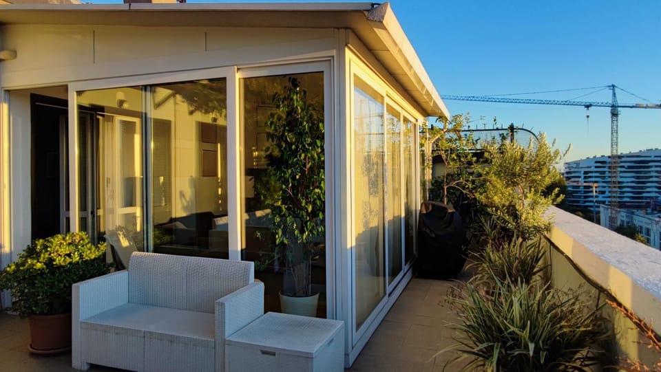 Property building, View (from property/room), Balcony/Terrace, Garden view