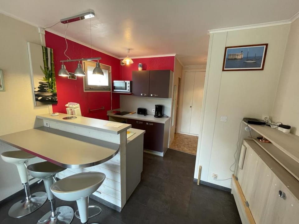 Studio calme à 2 pas de la plage avec balcon et garage - FR-1-550-17 Apartment in Nouvelle-Aquitaine