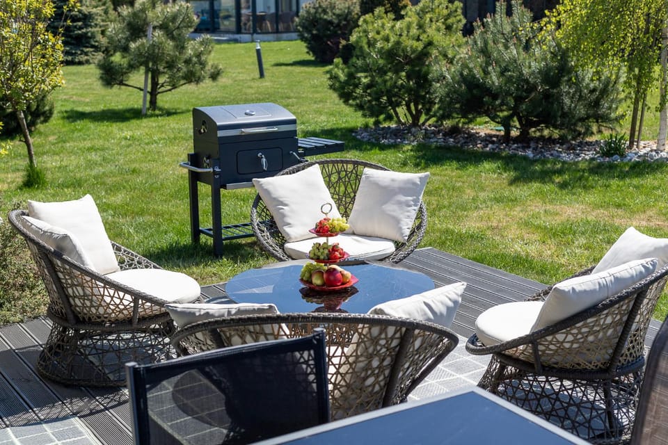 Patio, Garden, Seating area, Garden view