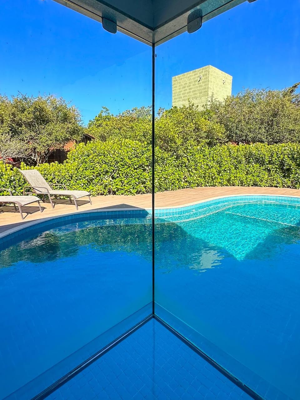 Natural landscape, Sauna, Pool view, Swimming pool, sunbed