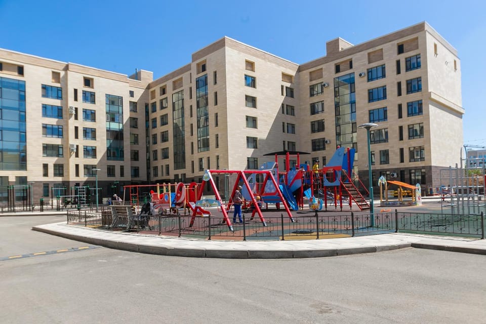 Property building, Neighbourhood, Children play ground