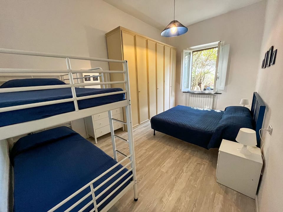 Bed, Bedroom, Sea view, bunk bed, microwave, wardrobe