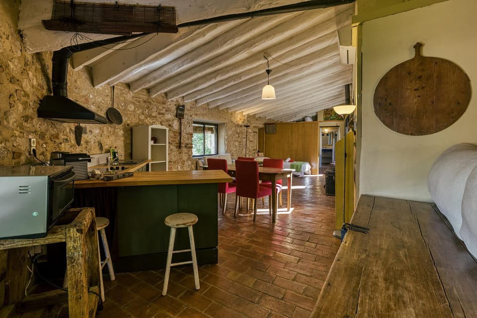 Living room, kitchen