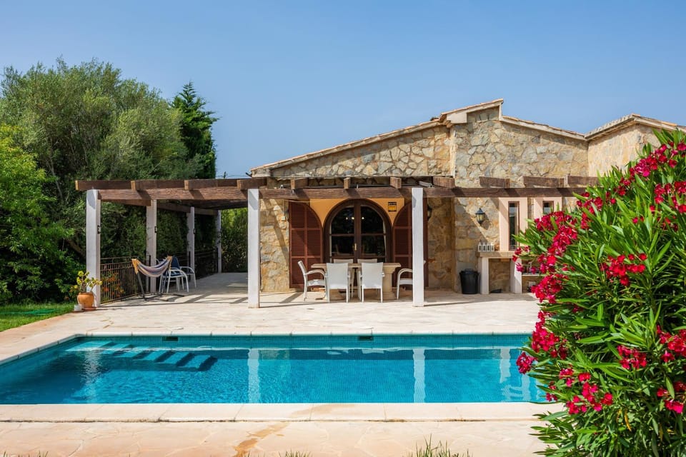 Property building, Living room, Swimming pool