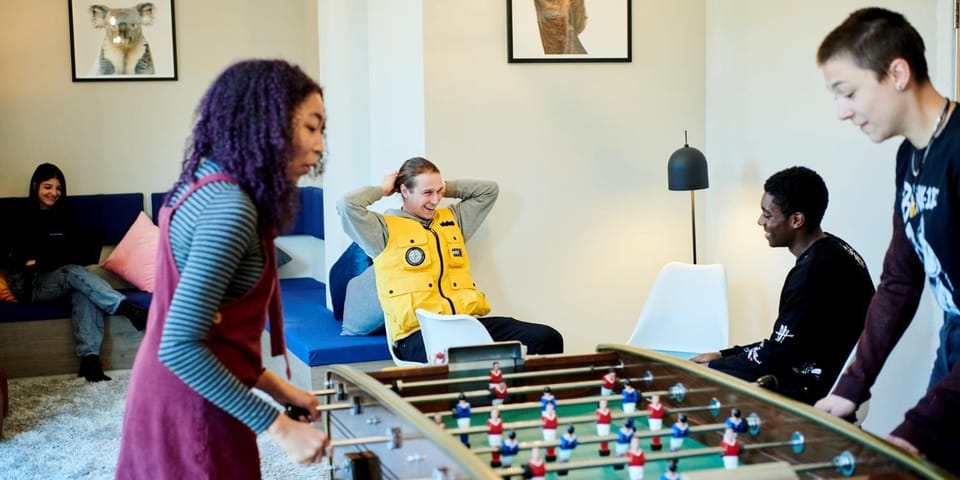 Property building, People, Game Room