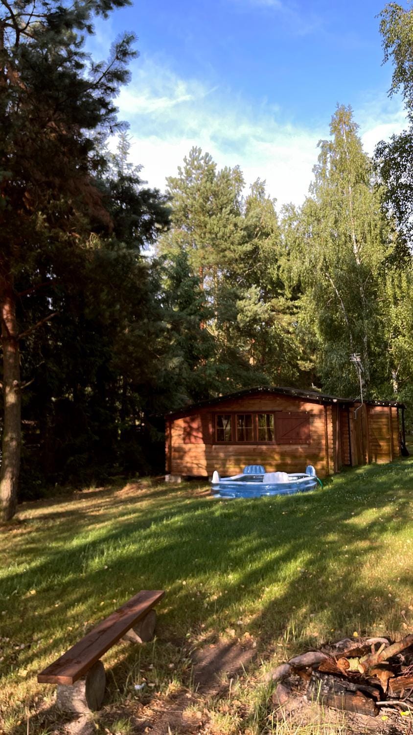 Property building, Garden, Garden view, fireplace