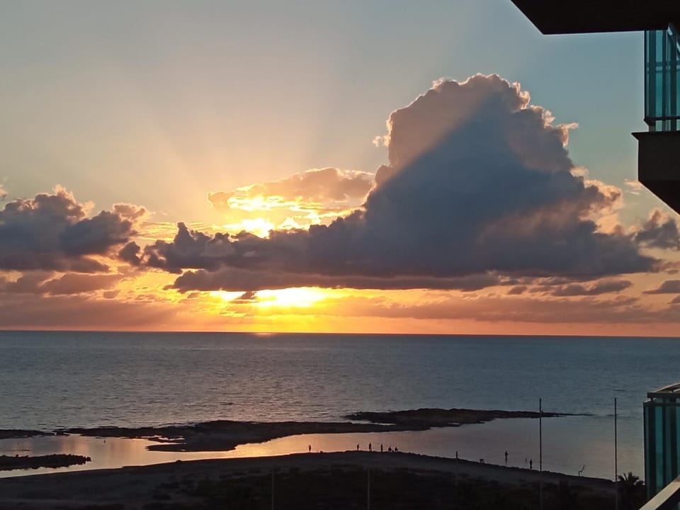 Natural landscape, Sea view, Sunrise